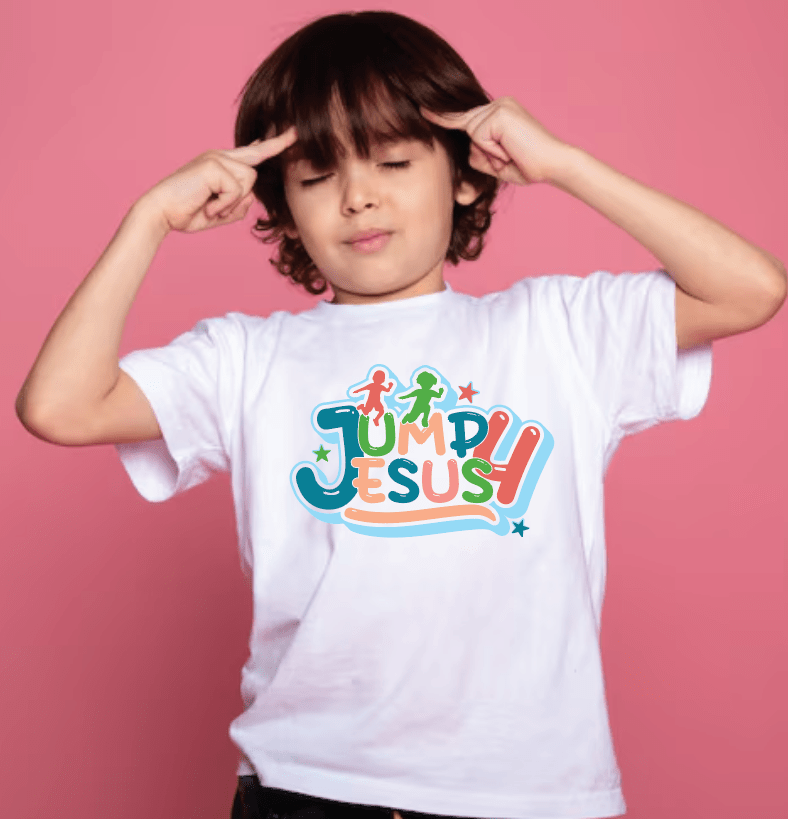 Jump 4 Jesus Colour Splash Kids Tee - Prophesy Clothing