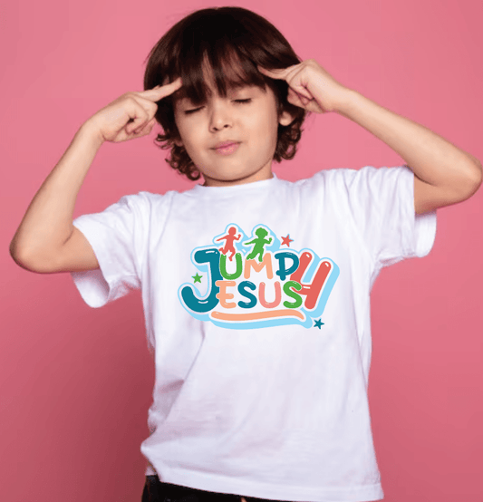 Jump 4 Jesus Colour Splash Kids Tee - Prophesy Clothing