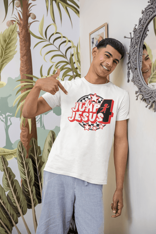 Jump 4 Jesus Star & Checkerboard Tee - Prophesy Clothing