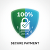 100% secure payment icon
