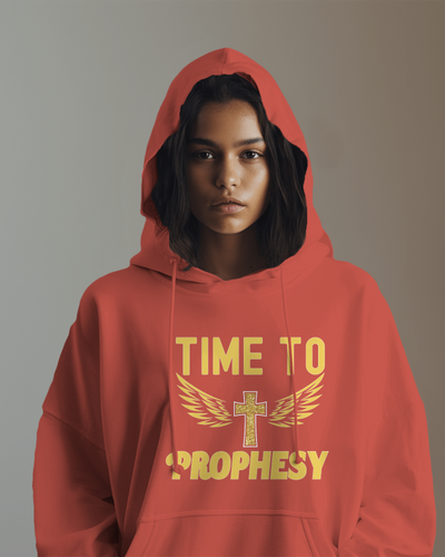 Time to Prophesy Hoodie with wings