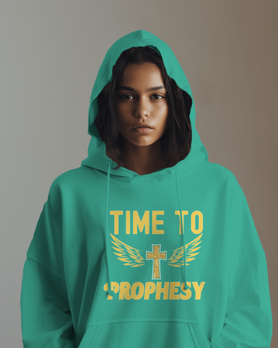 Time to Prophesy Hoodie with wings