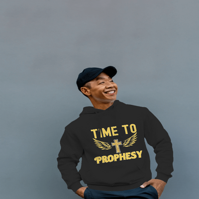 Time to Prophesy Hoodie with wings