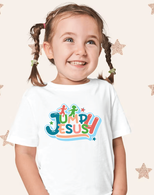 Jump 4 Jesus Colour Splash Kids Tee - Prophesy Clothing